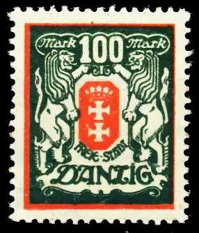 DANZIG 1923 Nr 128YF ungebraucht 4D9C4E
