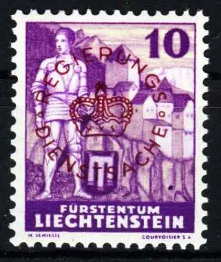 LIECHTENSTEIN DIENSTMARKEN 1934 37 Nr 21 ungebraucht 16EC5E