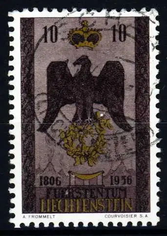 LIECHTENSTEIN 1956 Nr 346 zentrisch gestempelt 2DB09E