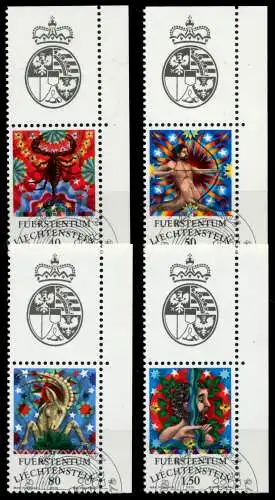 LIECHTENSTEIN 1978 Nr 713-716 gestempelt ECKE-ORE 6E98DA