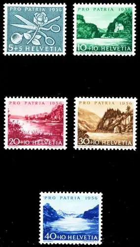 SCHWEIZ PRO PATRIA Nr 627-631 postfrisch 4C9AAA