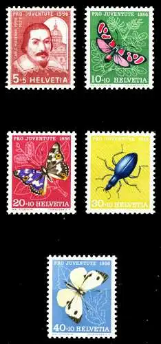 SCHWEIZ PRO JUVENTUTE Nr 632-636 postfrisch 5209CE