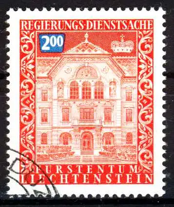 LIECHTENSTEIN DIENST Nr 68 gestempelt 26428A