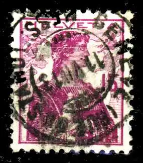 SCHWEIZ 1909 Nr 116 zentrisch gestempelt 299C52