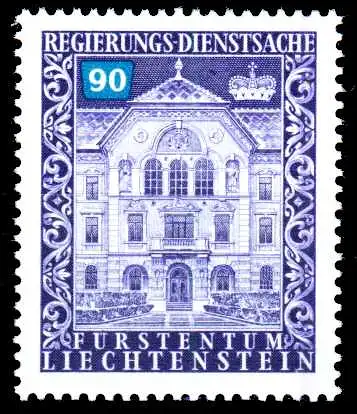 LIECHTENSTEIN DIENSTMARKEN 1976 89 Nr 64 postfrisch S4FF57E