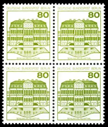 BERLIN DS BURGEN U. SCHLÖSSER Nr 674A postfrisch VIERER 2132F2