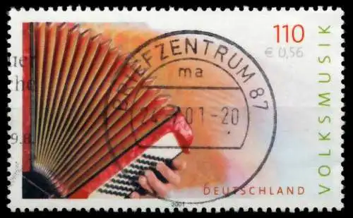 BRD 2001 Nr 2180 zentrisch gestempelt 6DB44A