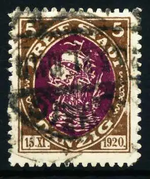 DANZIG 1921 Nr 53 gestempelt 4B67AA