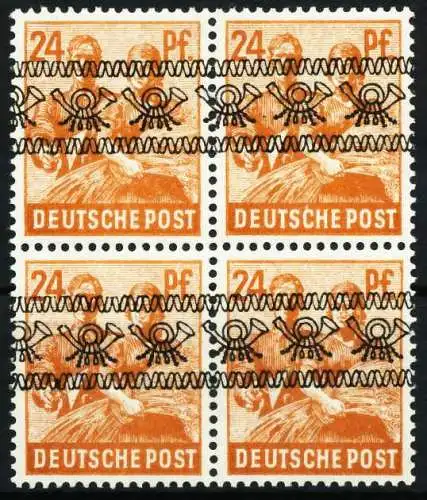 BIZONE Nr 44I postfrisch VIERERBLOCK 626B66