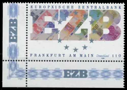 BRD BUND 1998 Nr 2000 postfrisch ECKE-ULI 6C8E4A