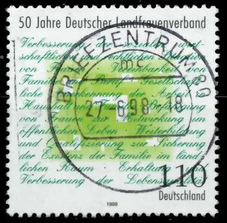 BRD 1998 Nr 1988 zentrisch gestempelt 6C8FAA