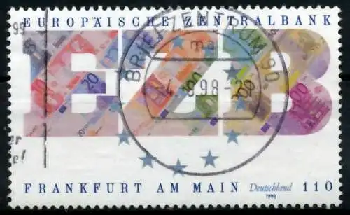 BRD BUND 1998 Nr 2000 zentrisch gestempelt 6C8E56