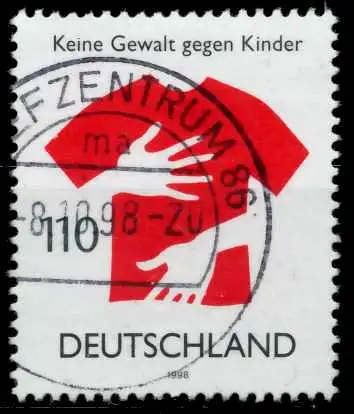 BRD 1998 Nr 2013 zentrisch gestempelt 6C91DE