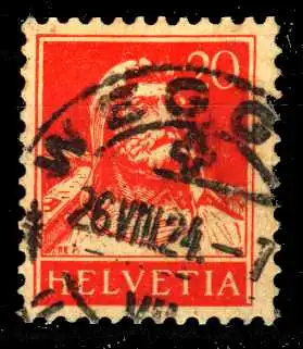 SCHWEIZ 1921 Nr 166 gestempelt 29DEB6