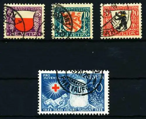 SCHWEIZ PRO JUVENTUTE Nr 229-232 gestempelt 4C96EA
