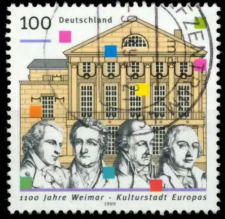 BRD BUND 1999 Nr 2028I zentrisch gestempelt 6CD38E