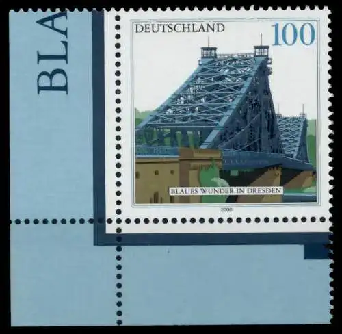 BRD 2000 Nr 2109 postfrisch ECKE-ULI 6D4B36