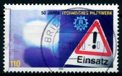 BRD 2000 Nr 2125 zentrisch gestempelt 6D8E4A