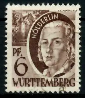 FZ WÜRTTEMBERG 2. AUSGABE SPEZIALISIERT Nr 15 gestempelt 6DB8AE