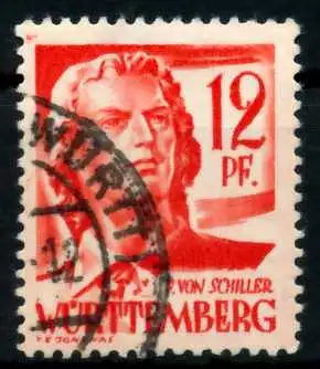 FZ WÜRTTEMBERG 2. AUSGABE SPEZIALISIERT Nr 18 gestempelt 6DB92A