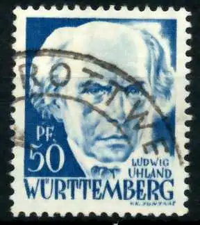 FZ WÜRTTEMBERG 2. AUSGABE SPEZIALISIERT Nr 24 gestempelt 6DBACE
