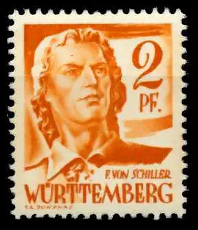 FZ WÜRTTEMBERG 2. AUSGABE SPEZIALISIERT Nr 14 ungebraucht 6DB77E