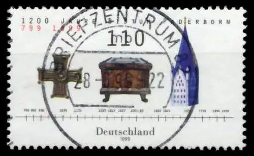 BRD 1999 Nr 2060 zentrisch gestempelt 6D10BE