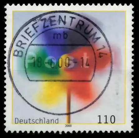 BRD 2000 Nr 2106 zentrisch gestempelt 6D49D6