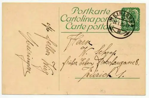 SCHWEIZ POSTKARTE ZEITRAUM 1923 31 6DF846