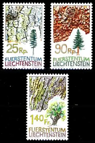 LIECHTENSTEIN 1986 Nr 913-915 postfrisch SB4629E