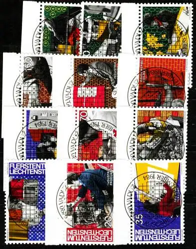 LIECHTENSTEIN 1984 Nr 849-860 ESST zentrisch gestempelt ORA 19CB66