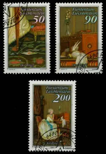 LIECHTENSTEIN 1988 Nr 957-959 gestempelt 6E6456