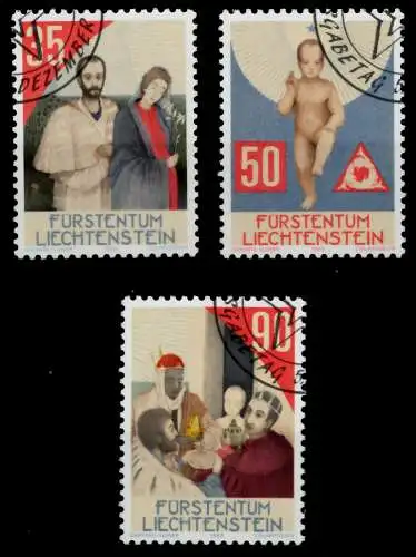 LIECHTENSTEIN 1988 Nr 954-956 gestempelt 6E6466