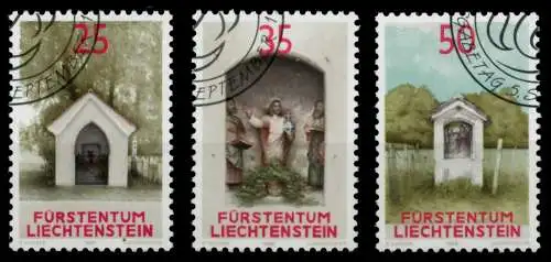 LIECHTENSTEIN 1988 Nr 951-953 gestempelt SB49E6E