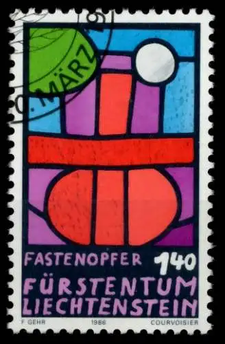 LIECHTENSTEIN 1986 Nr 895 gestempelt SB49F7E