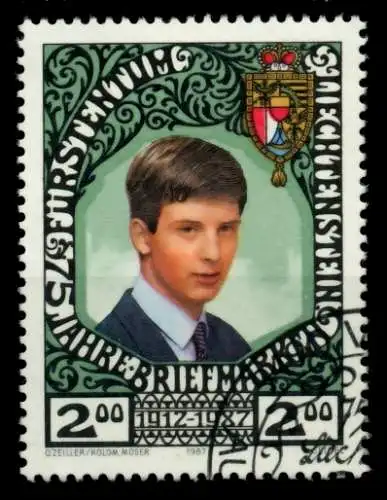 LIECHTENSTEIN 1987 Nr 921 gestempelt SB4A02A