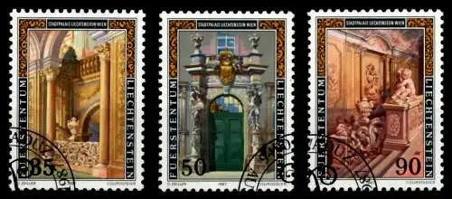 LIECHTENSTEIN 1987 Nr 925-927 gestempelt SB4A05A