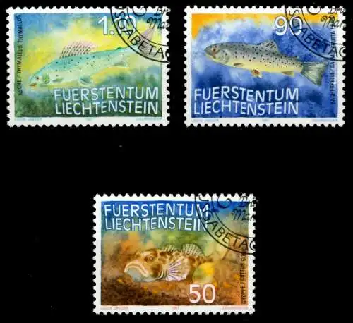 LIECHTENSTEIN 1987 Nr 922-924 gestempelt SB4A0B6