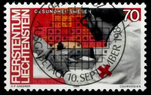 LIECHTENSTEIN 1984 Nr 856 zentrisch gestempelt 6E6882