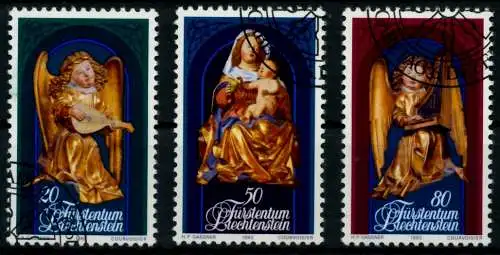 LIECHTENSTEIN 1982 Nr 813-815 gestempelt 6E69EA