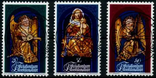 LIECHTENSTEIN 1982 Nr 813-815 ESST zentrisch gestempelt 6E6A02