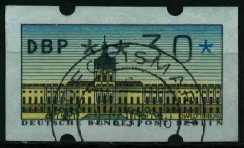 BERLIN ATM 1987 Nr 1-030 gestempelt 0F0FEA