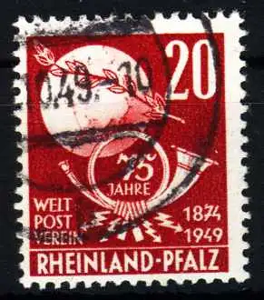 FRANZ. ZONE RL-PFALZ Nr 51 gestempelt gepr. 32F496