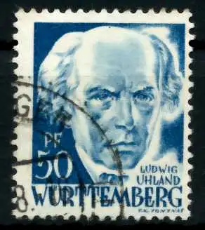 FZ WÜRTTEMBERG 2. AUSGABE SPEZIALISIERT Nr 24 gestempelt 6DBAD6