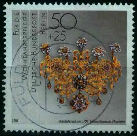 BERLIN 1988 Nr 818 zentrisch gestempelt 0F0F2E