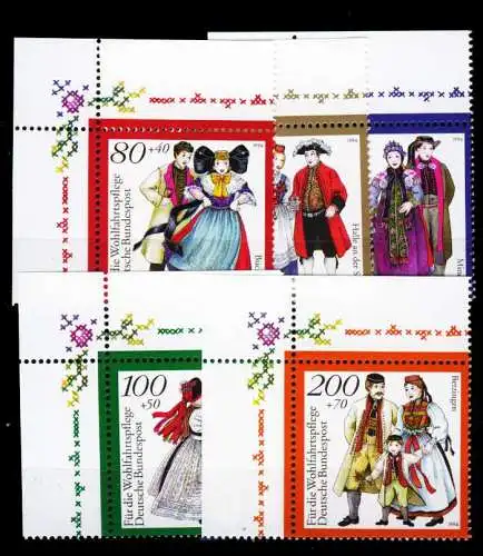 BRD 1994 Nr 1757-1761 postfrisch ECKE-OLI 1C512A