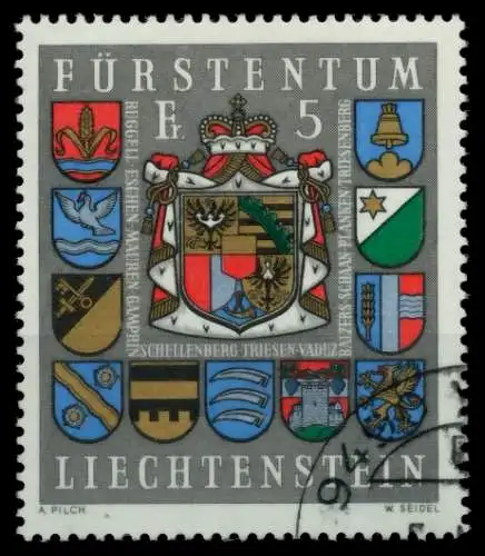 LIECHTENSTEIN 1973 Nr 590I gestempelt 6E964A