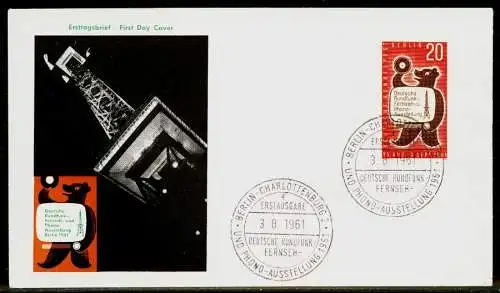BERLIN 1961 Nr 217 BRIEF FDC 1F394A
