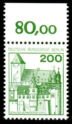BERLIN DS BURGEN u. SCHLÖSSER Nr 540 postfrisch ORA 213042