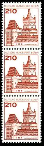 BERLIN DS BURGEN U. SCHLÖSSER Nr 589R postfrisch 3ER ST 21339E